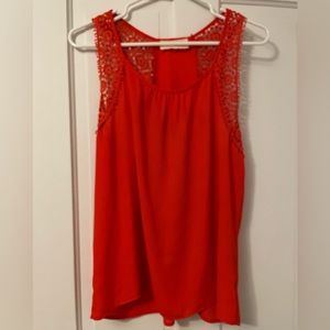 Coral Lace Tank